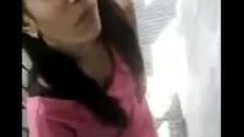 Liza teen college girl sucking bf Mohit's cock_enjoying outdoor